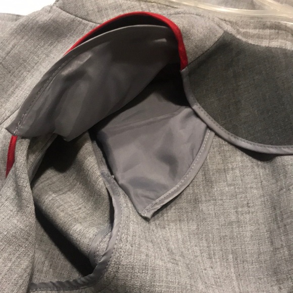 Tommy Hilfiger Grey Open Front lapel Blazer Jacket 10 - Picture 7 of 10